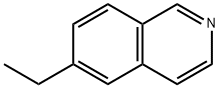 Isoquinoline, 6-ethyl- (9CI) 化学構造式