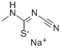 １シアノ３メチルイソチオ尿素ナトリウム 化学構造式