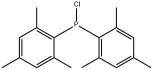 塩化ビス(2,4,6-トリメチルフェニル)リン 化学構造式