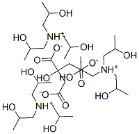 1,1',1''-ニトリロトリス(2-プロパノール)/2-ヒドロキシ-1,2,3-プロパントリカルボン酸,(1:x) 化学構造式