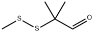 2-メチル-2-(メチルジチオ)プロパナール 化学構造式
