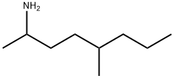 1,4-dimethylheptylamine Struktur