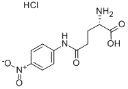 Γ-L-GLUTAMYL-P-NITROANILIDE HYDROCHLORIDE 化学構造式