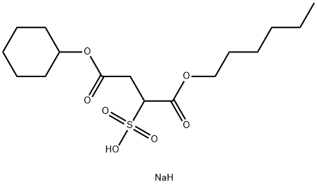 67953-24-6 2-(Sodiosulfo)butanedioic acid 1-hexyl 4-cyclohexyl ester