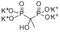 1-Hydroxyethanediphosphonic acid potassium salt Struktur