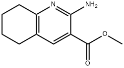 2-氨基-5,6,7,8-四氢喹啉-3-羧酸甲酯, 67960-35-4, 结构式