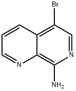 5-溴-[1,7]萘啶-8-胺, 67967-17-3, 结构式