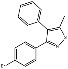 3-(4-BROMO-PHENYL)-5-METHYL-4-PHENYL-ISOTHIAZOLE Structure