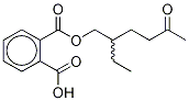 rac Mono(2-ethyl-5-oxohexyl) Phthalate-d4 Structure