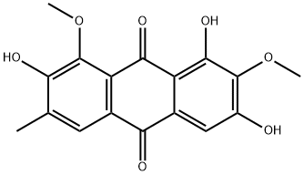 橙黄决明素,67979-25-3,结构式