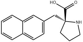 (R)-ALPHA-(2-NAPHTHALENYLMETHYL)-PROLINE-HCL Struktur