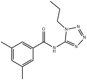 Benzamide, 3,5-dimethyl-N-(1-propyl-1H-tetrazol-5-yl)- (9CI) Structure