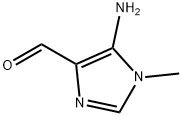 1H-Imidazole-4-carboxaldehyde,5-amino-1-methyl-(9CI) 结构式