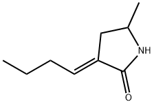 2-Pyrrolidinone, 3-butylidene-5-methyl-, (3E)- (9CI) 结构式