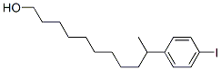 10-(4-ヨードフェニル)-1-ウンデカノール 化学構造式
