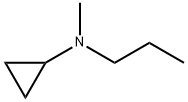 N-メチル-N-プロピルシクロプロパンアミン 化学構造式