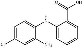 2-[(2-氨基-4-氯苯基)氨基]苯甲酸,67990-66-3,结构式