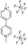 1,1'-Dimethyl-4,4'-bipyridinium bishexafluorophosphate Struktur