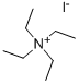 Tetraethylammonium iodide Struktur