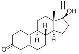 异炔诺酮, 68-23-5, 结构式