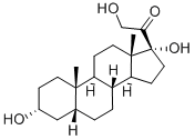 四氢化-11-脱氧皮质醇,68-60-0,结构式