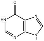 次黄嘌呤,68-94-0,结构式