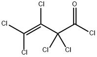 pentachloro-3-butenoic acid chloride Struktur