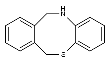 11,12-Dihydro-6H-dibenzo[b,f][1,4]thiazocine 结构式