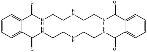 7,8,9,10,11,12,20,21,22,23,24,25-dodecahydrodibenzo[i,t][1,4,7,12,15,18]hexaazacyclodocosine-5,13,18,26(6H,19H)-tetrone Struktur