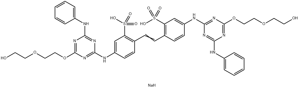 disodium 4,4'-bis[[6-anilino-4-[2-(2-hydroxyethoxy)ethoxy]-1,3,5-triazin-2-yl]amino]stilbene-2,2'-disulphonate|