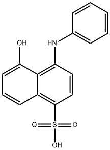 5-hydroxy-4-(phenylamino)naphthalenesulphonic acid Structure