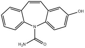 2-ヒドロキシ-5H-ジベンゾ[b,f]アゼピン-5-カルボアミド 化学構造式