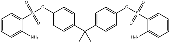 2-Aminobenzenesulfonic acid (1-methylethylidene)di-4,1-phenylene ester