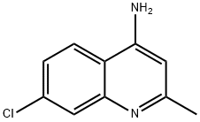 4-AMINO-7-CHLORO-2-METHYLQUINOLINE Structure