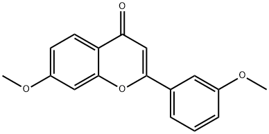 7,3'-DIMETHOXYFLAVONE Struktur