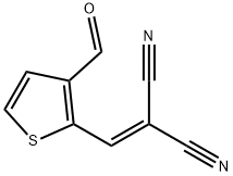 2-[(3-FORMYL-2-THIENYL)METHYLIDENE]MALONONITRILE Structure