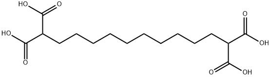 1,1,12,12-ドデカンテトラカルボン酸 化学構造式