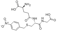 S-(p-ニトロベンジル)グルタチオン 化学構造式