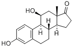11β-ヒドロキシエストロン 化学構造式