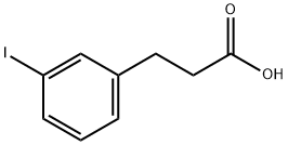 3-(3-ヨードフェニル)プロピオン酸 化学構造式