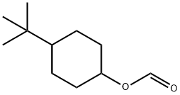 ぎ酸4-(1,1-ジメチルエチル)シクロヘキシル 化学構造式