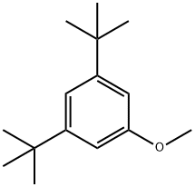 3,5-ジ-tert-ブチルアニソール 化学構造式