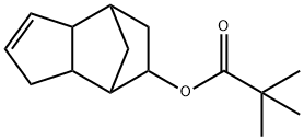 2,2-ジメチルプロパン酸(3a,4,5,6,7,7a-ヘキサヒドロ-4,7-メタノ-1H-インデン)-6-イル 化学構造式