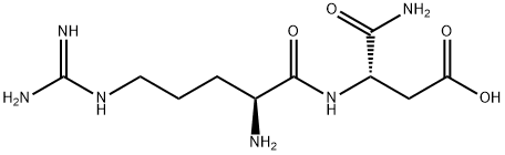 H-ARG-ASN-NH2 SULFATE SALT 化学構造式