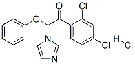Ethanone,  1-(2,4-dichlorophenyl)-2-(1H-imidazol-1-yl)-2-phenoxy-,  monohydrochloride  (9CI) Struktur