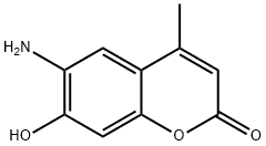 2H-1-Benzopyran-2-one, 6-amino-7-hydroxy-4-methyl- Structure