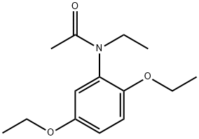 N-(2,5-ジエトキシフェニル)-N-エチルアセトアミド 化学構造式
