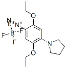 2,5-diethoxy-4-(pyrrolidin-1-yl)benzenediazonium tetrafluoroborate Struktur