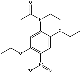 N-(2,5-diethoxy-4-nitrophenyl)-N-ethylacetamide Struktur