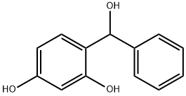 4-[ヒドロキシ(フェニル)メチル]-1,3-ベンゼンジオール 化学構造式